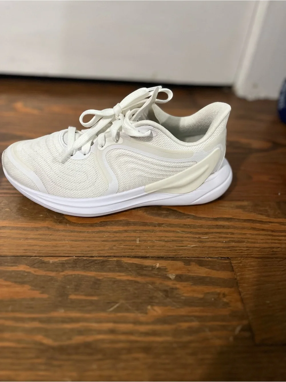 lululemon athletica White and Beige Women's Athletic Sneakers size 7